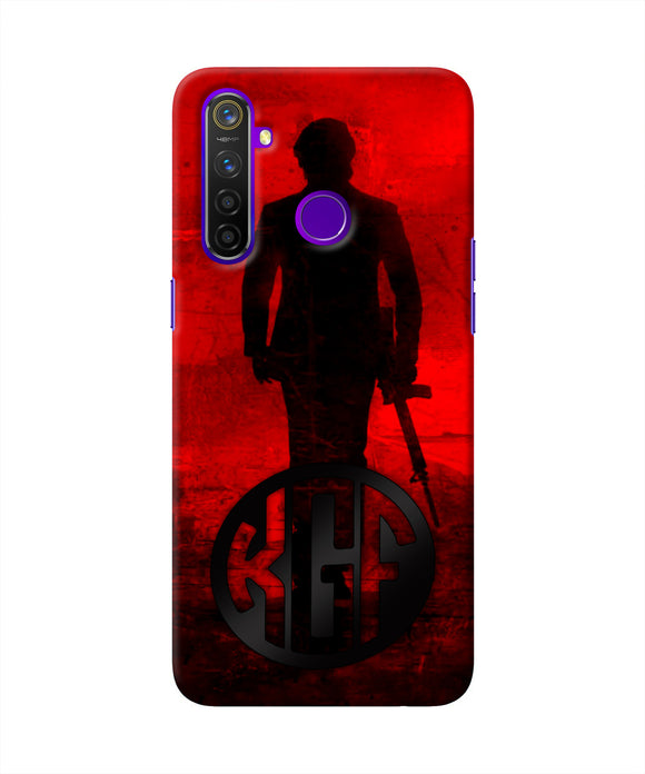 Rocky Bhai K G F Chapter 2 Logo Realme 5 Pro Real 4D Back Cover