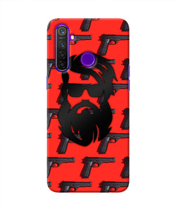 Rocky Bhai Beard Look Realme 5 Pro Real 4D Back Cover