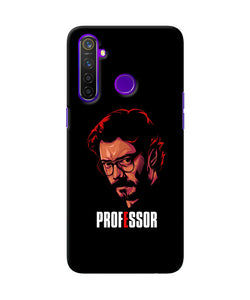 Money Heist Professor Sketch Realme 5 Pro Back Cover