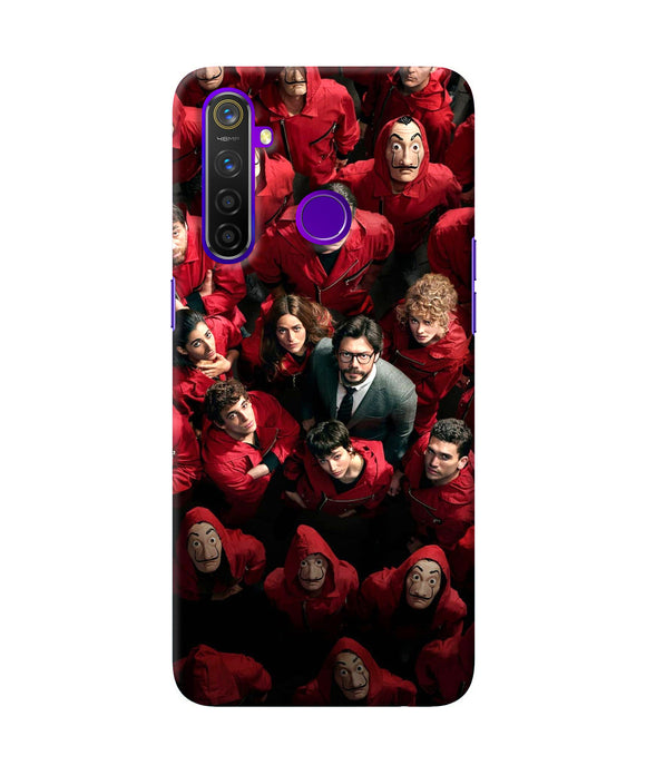 Money Heist Professor with Hostages Realme 5 Pro Back Cover