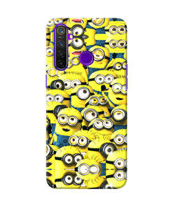 Minions Mini Crowd Realme 5 Pro Back Cover