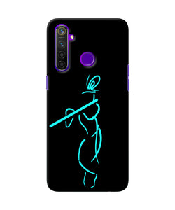 Lord Krishna Sketch Realme 5 Pro Back Cover