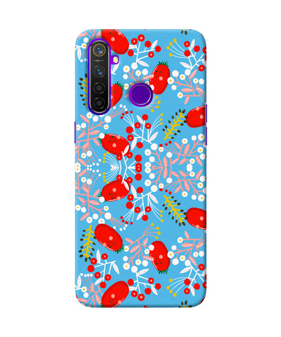 Small Red Animation Pattern Realme 5 Pro Back Cover