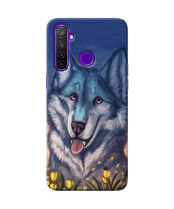 Cute Wolf Realme 5 Pro Back Cover