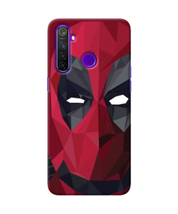 Abstract Deadpool Mask Realme 5 Pro Back Cover