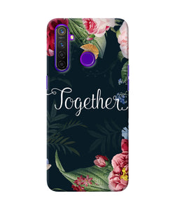 Together Flower Realme 5 Pro Back Cover