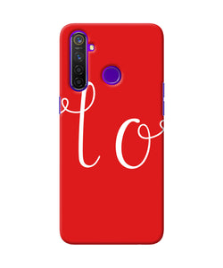 Love One Realme 5 Pro Back Cover