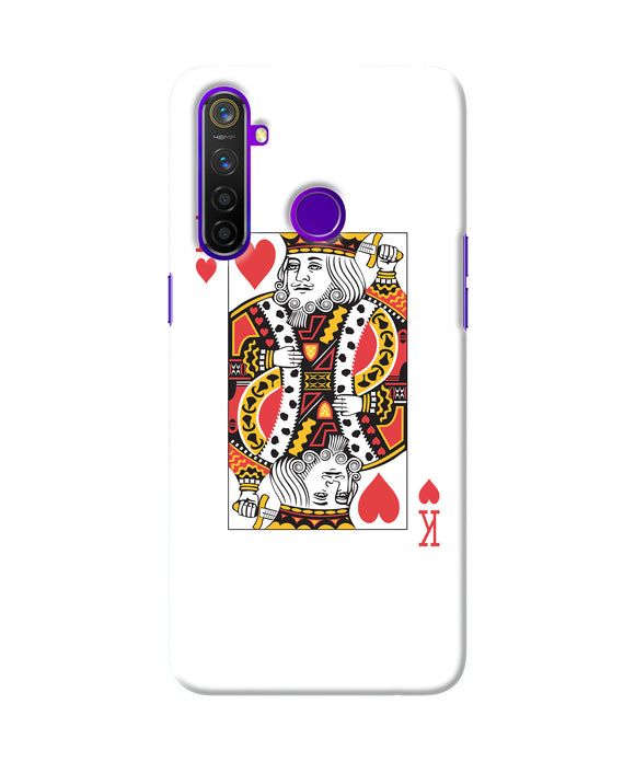 Heart King Card Realme 5 Pro Back Cover