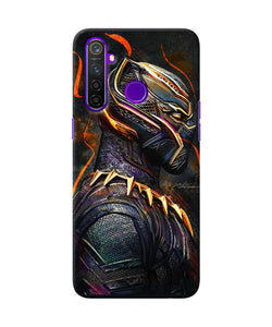 Black Panther Side Face Realme 5 Pro Back Cover