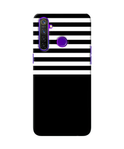 Black And White Print Realme 5 Pro Back Cover