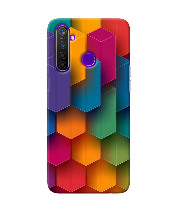 Abstract Rectangle Print Realme 5 Pro Back Cover