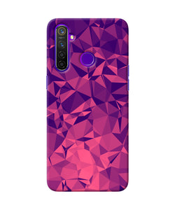 Abstract Red Blue Shine Realme 5 Pro Back Cover