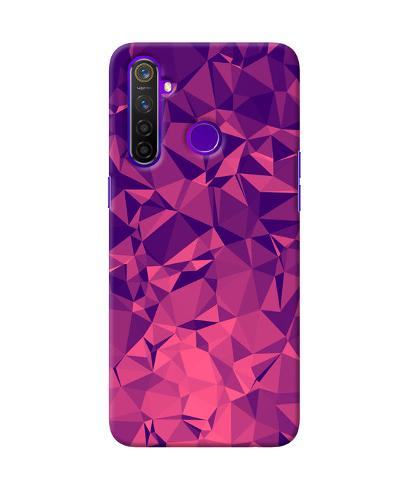 Abstract Red Blue Shine Realme 5 Pro Back Cover