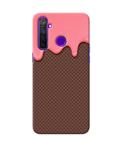 Waffle Cream Biscuit Realme 5 Pro Back Cover