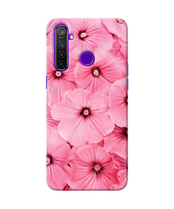 Pink Flowers Realme 5 Pro Back Cover