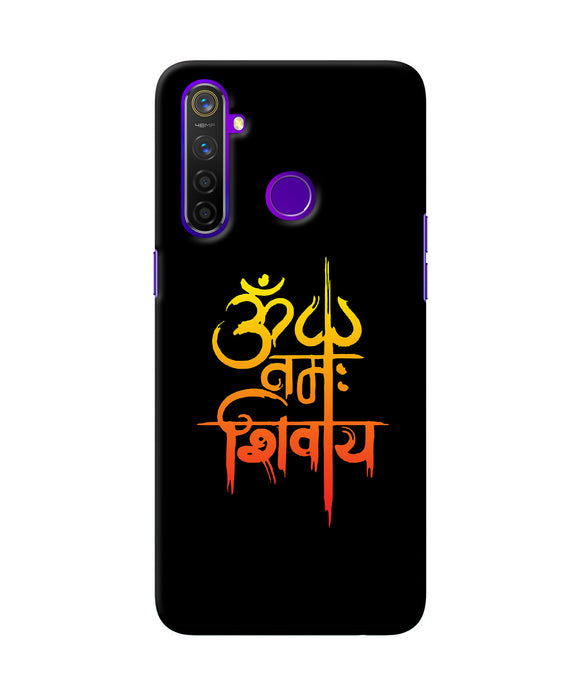 Om Namah Shivay Text Realme 5 Pro Back Cover