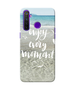 Enjoy Every Moment Sea Realme 5 Pro Back Cover