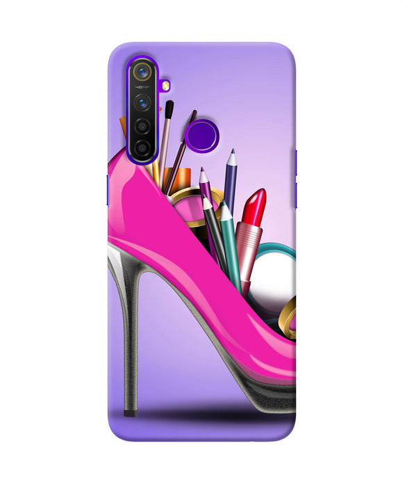 Makeup Heel Shoe Realme 5 Pro Back Cover