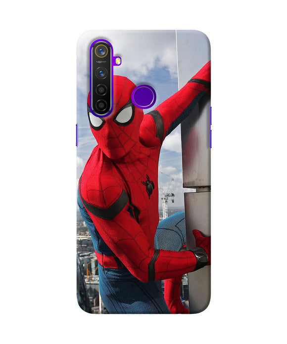 Spiderman On The Wall Realme 5 Pro Back Cover