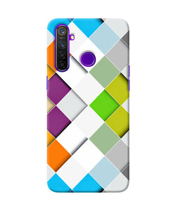 Abstract Color Box Realme 5 Pro Back Cover