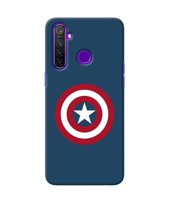 Captain America Logo Realme 5 Pro Back Cover