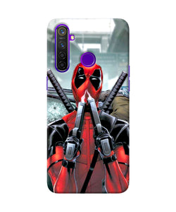 Deadpool With Gun Realme 5 Pro Back Cover