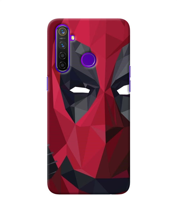 Abstract Deadpool Half Mask Realme 5 Pro Back Cover