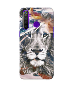 Lion Poster Realme 5 Pro Back Cover