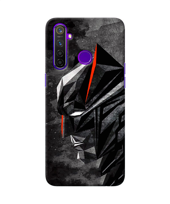 Batman Black Side Face Realme 5 Pro Back Cover