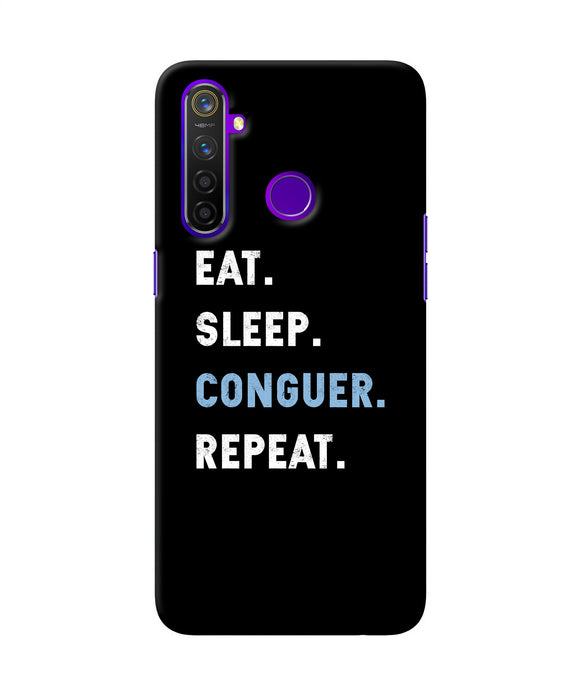 Eat Sleep Quote Realme 5 Pro Back Cover