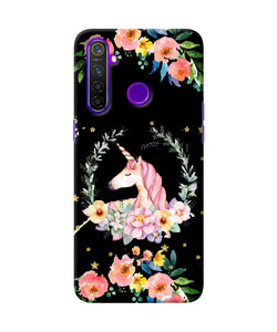 Unicorn Flower Realme 5 Pro Back Cover