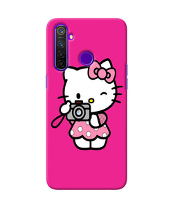 Hello Kitty Cam Pink Realme 5 Pro Back Cover