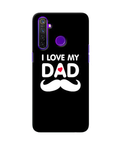 I Love My Dad Mustache Realme 5 Pro Back Cover