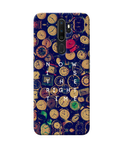 Now Is The Right Time Quote Oppo A5 2020 / A9 2020 Back Cover