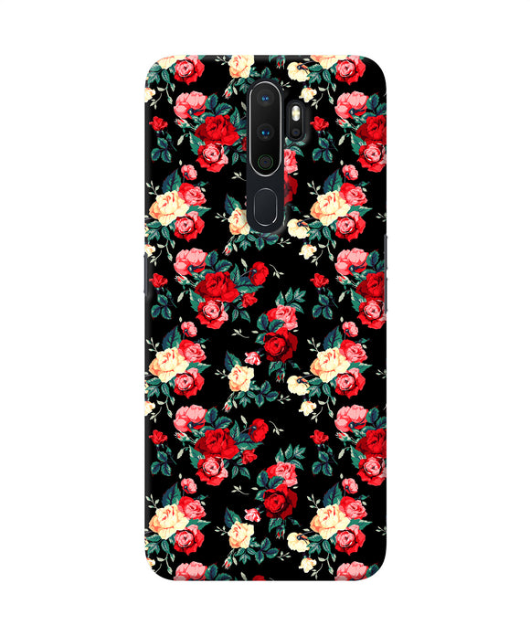 Rose Pattern Oppo A5 2020 / A9 2020 Back Cover