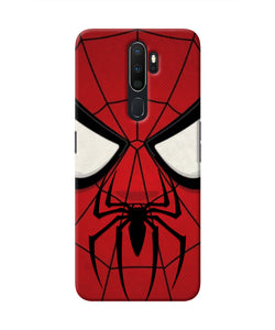 Spiderman Face Oppo A5 2020/A9 2020 Real 4D Back Cover