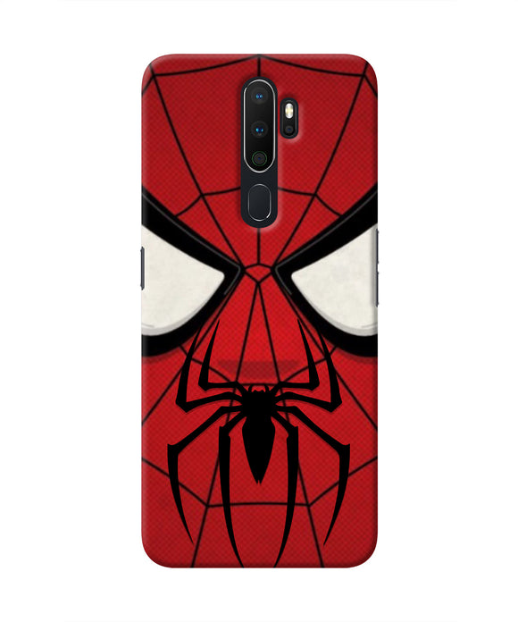Spiderman Face Oppo A5 2020/A9 2020 Real 4D Back Cover