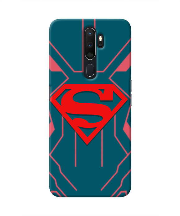 Superman Techno Oppo A5 2020/A9 2020 Real 4D Back Cover