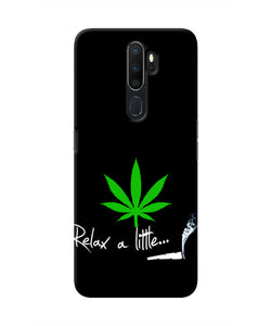 Weed Relax Quote Oppo A5 2020/A9 2020 Real 4D Back Cover