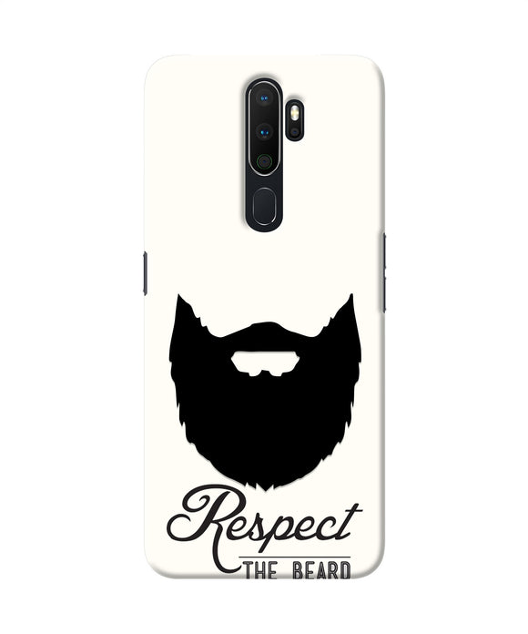 Respect the Beard Oppo A5 2020/A9 2020 Real 4D Back Cover