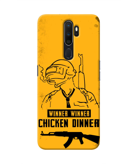 PUBG Chicken Dinner Oppo A5 2020/A9 2020 Real 4D Back Cover