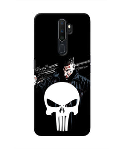 Punisher Character Oppo A5 2020/A9 2020 Real 4D Back Cover