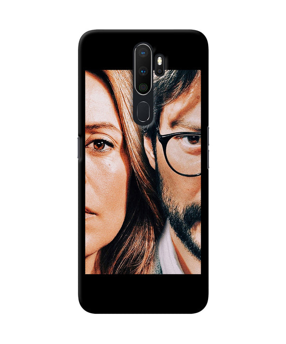Money Heist Professor With Rachel Oppo A5 2020/A9 2020 Back Cover