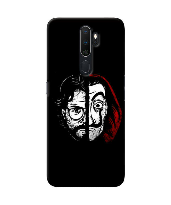 Money Heist Professor Mask Sketch Oppo A5 2020/A9 2020 Back Cover