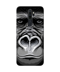 Black Chimpanzee Oppo A5 2020 / A9 2020 Back Cover