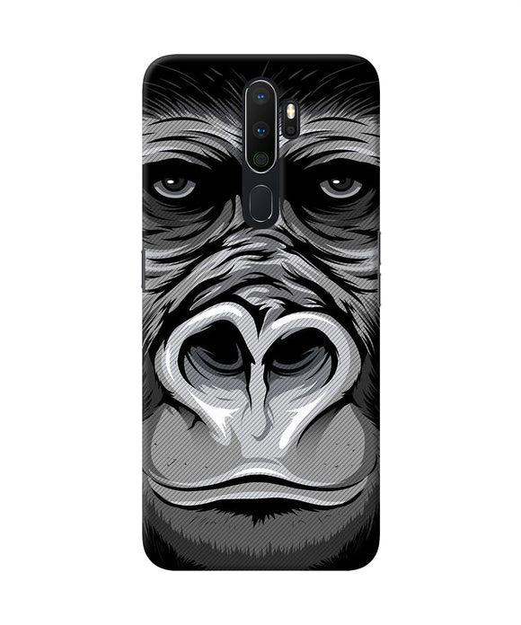 Black Chimpanzee Oppo A5 2020 / A9 2020 Back Cover