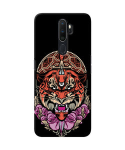 Abstract Tiger Oppo A5 2020 / A9 2020 Back Cover