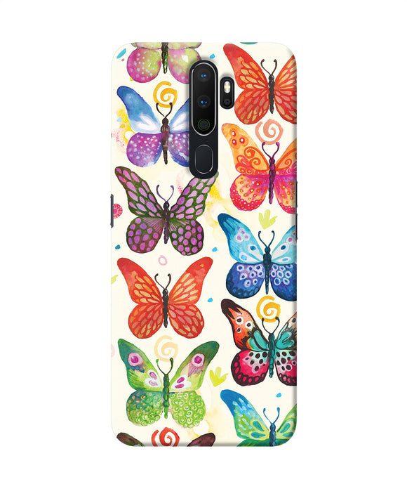 Abstract Butterfly Print Oppo A5 2020 / A9 2020 Back Cover