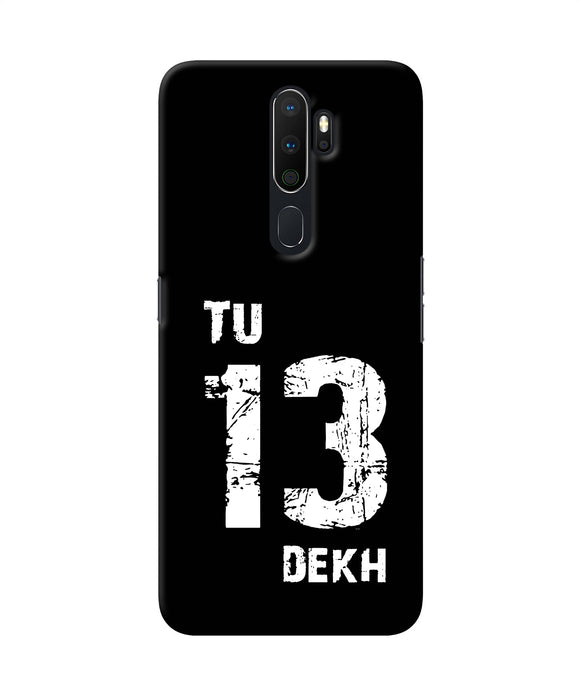 Tu Tera Dekh Quote Oppo A5 2020 / A9 2020 Back Cover