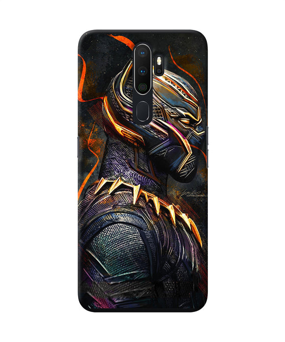 Black Panther Side Face Oppo A5 2020 / A9 2020 Back Cover